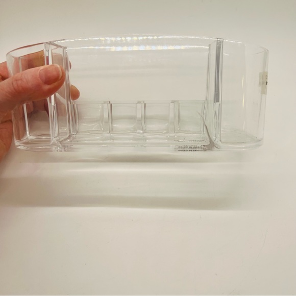 NWT Caboodles Makeup Organizer in acrylic. Beauty necessities. Clear. - Picture 4 of 8